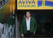 5 November 2022; South Africa director of rugby Rassie Erasmus before the Bank of Ireland Nations Series match between Ireland and South Africa at the Aviva Stadium in Dublin. Photo by Brendan Moran/Sportsfile