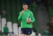 5 November 2022; Jonathan Sexton of Ireland before the Bank of Ireland Nations Series match between Ireland and South Africa at the Aviva Stadium in Dublin. Photo by Seb Daly/Sportsfile