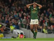 5 November 2022; Damian Willemse of South Africa during the Bank of Ireland Nations Series match between Ireland and South Africa at the Aviva Stadium in Dublin. Photo by Seb Daly/Sportsfile