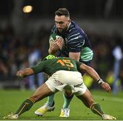 5 November 2022; Jack Conan of Ireland in action against Cheslin Kolbe of South Africa during the Bank of Ireland Nations Series match between Ireland and South Africa at the Aviva Stadium in Dublin. Photo by Seb Daly/Sportsfile