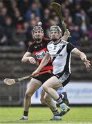 6 November 2022; Thomas Cleary of Kilruane MacDonagh's in action against Barry Coughlan of Ballygunner during the AIB Munster GAA Hurling Senior Club Championship quarter-final match between Ballygunner and Kilruane MacDonagh's at Walsh Park in Waterford. Photo by Piaras Ó Mídheach/Sportsfile