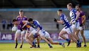 6 November 2022; Andrew McGowan of Kilmacud Crokes in action against Cathal Daly of Naas during the AIB Leinster GAA Football Senior Club Championship Quarter-Final match between Kilmacud Crokes and Naas at Parnell Park in Dublin. Photo by Daire Brennan/Sportsfile