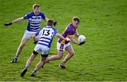 6 November 2022; Dan O’Brien of Kilmacud Crokes in action against Eamonn O’Callaghan of Naas during the AIB Leinster GAA Football Senior Club Championship Quarter-Final match between Kilmacud Crokes and Naas at Parnell Park in Dublin. Photo by Daire Brennan/Sportsfile