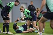 8 November 2022; Craig Casey during Ireland rugby squad training at IRFU High Performance Centre at the Sport Ireland Campus in Dublin. Photo by Brendan Moran/Sportsfile