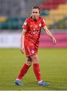 6 November 2022; Heather O'Reilly of Shelbourne during the EVOKE.ie FAI Women's Cup Final match between Shelbourne and Athlone Town at Tallaght Stadium in Dublin. Photo by Stephen McCarthy/Sportsfile