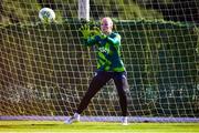 9 November 2022; Goalkeeper Courtney Brosnan during a Republic of Ireland Women training session at Dama de Noche Football Center in Marbella, Spain. Photo by Andres Gongora/Sportsfile