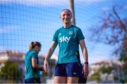 9 November 2022; Louise Quinn during a Republic of Ireland Women training session at Dama de Noche Football Center in Marbella, Spain. Photo by Andres Gongora/Sportsfile
