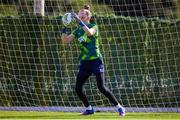 9 November 2022; Goalkeeper Katie Keane during a Republic of Ireland Women training session at Dama de Noche Football Center in Marbella, Spain. Photo by Andres Gongora/Sportsfile
