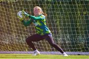 9 November 2022; Goalkeeper Courtney Brosnan during a Republic of Ireland Women training session at Dama de Noche Football Center in Marbella, Spain. Photo by Andres Gongora/Sportsfile
