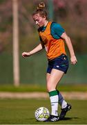 9 November 2022; Aoibheann Clancy during a Republic of Ireland Women training session at Dama de Noche Football Center in Marbella, Spain. Photo by Andres Gongora/Sportsfile