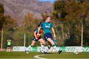 9 November 2022; Aoibheann Clancy during a Republic of Ireland Women training session at Dama de Noche Football Center in Marbella, Spain. Photo by Andres Gongora/Sportsfile