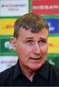 10 November 2022; Manager Stephen Kenny during a Republic of Ireland media conference at the FAI headquarters in Abbotstown, Dublin. Photo by Seb Daly/Sportsfile