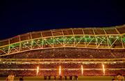 5 November 2022; A general view before the Bank of Ireland Nations Series match between Ireland and South Africa at the Aviva Stadium in Dublin. Photo by Ramsey Cardy/Sportsfile