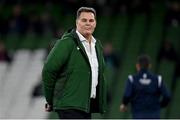 5 November 2022; South Africa director of rugby Rassie Erasmus before the Bank of Ireland Nations Series match between Ireland and South Africa at the Aviva Stadium in Dublin. Photo by Ramsey Cardy/Sportsfile