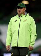 5 November 2022; South Africa assistant coach Deon Davids before the Bank of Ireland Nations Series match between Ireland and South Africa at the Aviva Stadium in Dublin. Photo by Ramsey Cardy/Sportsfile