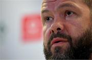 10 November 2022; Head coach Andy Farrell during Ireland rugby media conference at Aviva Stadium in Dublin. Photo by Brendan Moran/Sportsfile