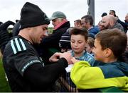 10 November 2022; Luke McGrath signs autographs for supporters during the Leinster rugby open training session at Tullow RFC in Carlow. Photo by Sam Barnes/Sportsfile