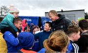 10 November 2022; Leinster head coach Leo Cullen has his photohgraph taken with supporters during the Leinster rugby open training session at Tullow RFC in Carlow. Photo by Sam Barnes/Sportsfile