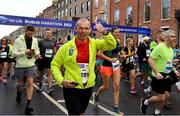30 October 2022; Reggie Norman from Tallaght AC competes in the 2022 Irish Life Dublin Marathon. 25,000 runners took to the Fitzwilliam Square start line to participate in the 41st running of the Dublin Marathon after a two-year absence. Photo by Sam Barnes/Sportsfile