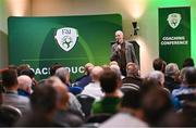 12 November 2022; Greg Broughton, Director of Football, Blackburn Rovers, during the FAI National Coaching conference at Carlton Hotel Dublin Airport in Dublin. Photo by Ramsey Cardy/Sportsfile
