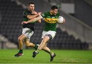 12 November 2022; Ciaran Cannon of Clonmel Commercials in action against Stephen Cronin of Nemo Rangers during the AIB Munster GAA Football Senior Club Championship Quarter-Final match between Nemo Rangers and Clonmel Commercials at Páirc Uí Chaoimh in Cork. Photo by Matt Browne/Sportsfile