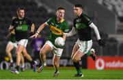 12 November 2022; Jason Lonergan of Clonmel Commercials in action against Luke Connolly of Nemo Rangers during the AIB Munster GAA Football Senior Club Championship Quarter-Final match between Nemo Rangers and Clonmel Commercials at Páirc Uí Chaoimh in Cork. Photo by Matt Browne/Sportsfile