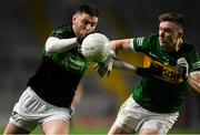 12 November 2022; Luke Connolly of Nemo Rangers in action against Seamus Kennedy of Clonmel Commercials during the AIB Munster GAA Football Senior Club Championship Quarter-Final match between Nemo Rangers and Clonmel Commercials at Páirc Uí Chaoimh in Cork. Photo by Matt Browne/Sportsfile