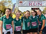 13 November 2022; Pupils from Mount Anville Secondary School after the Remembrance Run 5K Supported by Silver Stream Healthcare at Phoenix Park in Dublin. Photo by Sam Barnes/Sportsfile