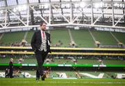 13 November 2022; Derry City manager Ruaidhrí Higgins before the Extra.ie FAI Cup Final match between Derry City and Shelbourne at Aviva Stadium in Dublin. Photo by Stephen McCarthy/Sportsfile