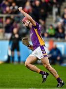 13 November 2022; Brendan Scanlon of Kilmacud Crokes celebrates after scoring his side's first goal during the AIB Leinster GAA Hurling Senior Club Championship Quarter-Final match between Kilmacud Crokes and Clough/Ballacolla at Parnell Park in Dublin. Photo by Sam Barnes/Sportsfile