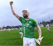 13 November 2022; Jack Kavanagh of St Mullins celebrates after the AIB Leinster GAA Hurling Senior Club Championship Quarter-Final match between St Mullins and Ferns St Aidan's at Netwatch Cullen Park in Carlow. Photo by Matt Browne/Sportsfile