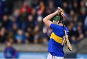 13 November 2022; Willie Dunphy of Clough/ Ballacolla reacts to a missed chance during the AIB Leinster GAA Hurling Senior Club Championship Quarter-Final match between Kilmacud Crokes and Clough/Ballacolla at Parnell Park in Dublin. Photo by Sam Barnes/Sportsfile