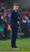 13 November 2022; Shelbourne manager Damien Duff during the Extra.ie FAI Cup Final match between Derry City and Shelbourne at the Aviva Stadium in Dublin. Photo by Seb Daly/Sportsfile