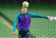 14 November 2022; Nathan Collins during a Republic of Ireland training session at the Aviva Stadium in Dublin. Photo by Seb Daly/Sportsfile