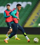 14 November 2022; Chiedozie Ogbene during a Republic of Ireland training session at the Aviva Stadium in Dublin. Photo by Seb Daly/Sportsfile