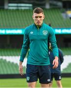 14 November 2022; Dara O'Shea during a Republic of Ireland training session at the Aviva Stadium in Dublin. Photo by Seb Daly/Sportsfile