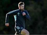 14 November 2022; Ross Byrne during Leinster rugby squad training at UCD in Dublin. Photo by Piaras Ó Mídheach/Sportsfile