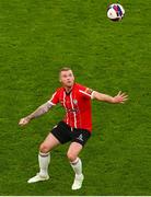 13 November 2022; Mark Connolly of Derry City during the Extra.ie FAI Cup Final match between Derry City and Shelbourne at Aviva Stadium in Dublin. Photo by Michael P Ryan/Sportsfile