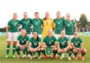 14 November 2022; The Republic of Ireland team pose for a team photo before the International friendly match between Republic of Ireland and Morocco at Marbella Football Center in Marbella, Spain. Photo by Mateo Villalba Sanchez/Sportsfile