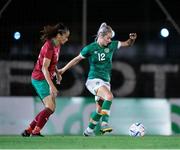 14 November 2022; Lily Agg of Republic of Ireland in action during the International friendly match between Republic of Ireland and Morocco at Marbella Football Center in Marbella, Spain. Photo by Mateo Villalba Sanchez/Sportsfile