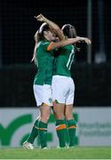 14 November 2022; Kyra Carusa of Republic of Ireland, left, celebrates with team-mate Katie McCabe after scoring her sides fourth goal during the International friendly match between Republic of Ireland and Morocco at Marbella Football Center in Marbella, Spain. Photo by Mateo Villalba Sanchez/Sportsfile