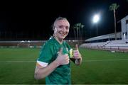 14 November 2022; Louise Quinn of Republic of Ireland celebrates after the International friendly match between Republic of Ireland and Morocco at Marbella Football Center in Marbella, Spain. Photo by Mateo Villalba Sanchez/Sportsfile