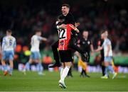 13 November 2022; Daithí McCallion and Jordan McEneff, 22, of Derry City celebrate after the Extra.ie FAI Cup Final match between Derry City and Shelbourne at Aviva Stadium in Dublin. Photo by Stephen McCarthy/Sportsfile