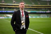 13 November 2022; Shane McEleney of Derry City before the Extra.ie FAI Cup Final match between Derry City and Shelbourne at Aviva Stadium in Dublin. Photo by Stephen McCarthy/Sportsfile