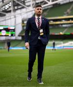 13 November 2022; Shelbourne goalkeeper Scott van-Der-Sluis before the Extra.ie FAI Cup Final match between Derry City and Shelbourne at Aviva Stadium in Dublin. Photo by Stephen McCarthy/Sportsfile