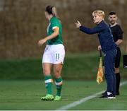 14 November 2022; Republic of Ireland manager Vera Pauw on the touchline during the International friendly match between Republic of Ireland and Morocco at Marbella Football Center in Marbella, Spain. Photo by Mateo Villalba Sanchez/Sportsfile