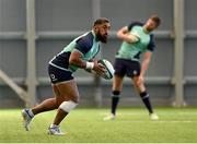 15 November 2022; Bundee Aki during a Ireland rugby squad training session at the IRFU High Performance Centre at the Sport Ireland Campus in Dublin. Photo by Harry Murphy/Sportsfile