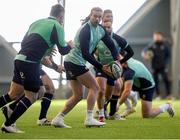 15 November 2022; Mack Hansen during a Ireland rugby squad training session at the IRFU High Performance Centre at the Sport Ireland Campus in Dublin. Photo by Harry Murphy/Sportsfile