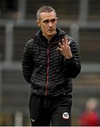 13 November 2022; Kilcoo trainer Richard Thornton before the AIB Ulster GAA Football Senior Club Championship Quarter-Final match between Kilcoo and Ballybay Pearse Brothers at St Tiernach's Park in Clones, Monaghan. Photo by Brendan Moran/Sportsfile