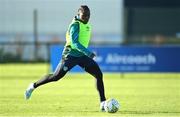 15 November 2022; Michael Obafemi during a Republic of Ireland training session at the FAI National Training Centre in Abbotstown, Dublin. Photo by Seb Daly/Sportsfile